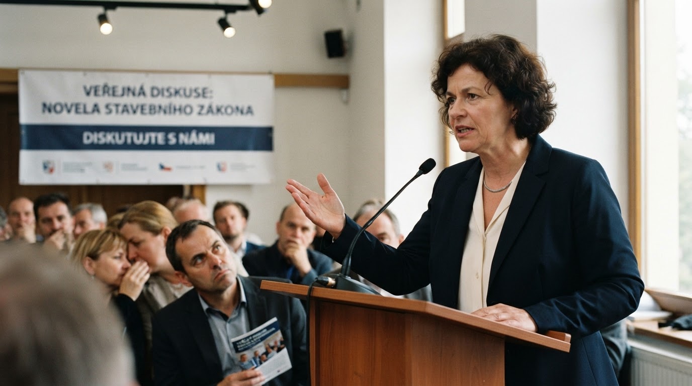 Mrázová obhajuje novelu stavebního zákona proti kritice