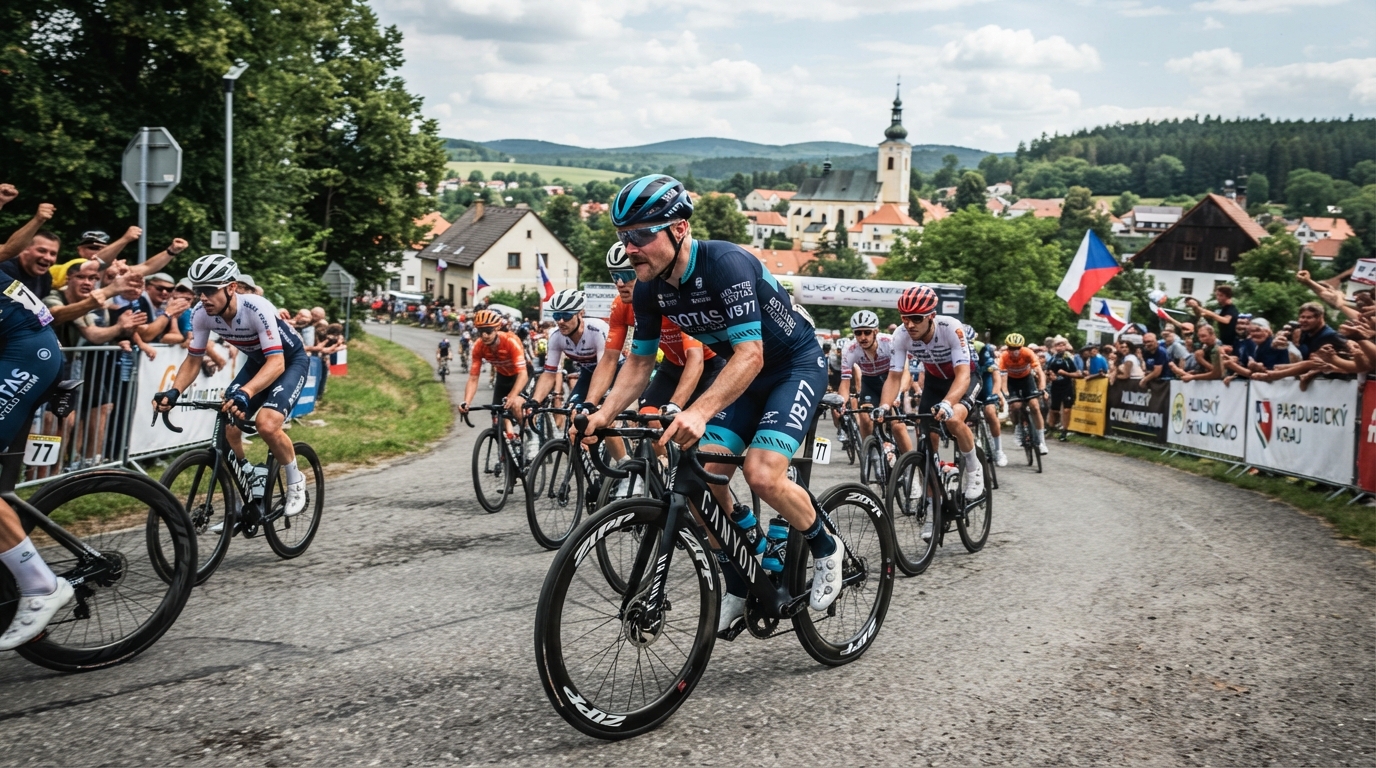 Pilot formule 1 Valtteri Bottas se zúčastní cyklistického závodu v Hlinsku