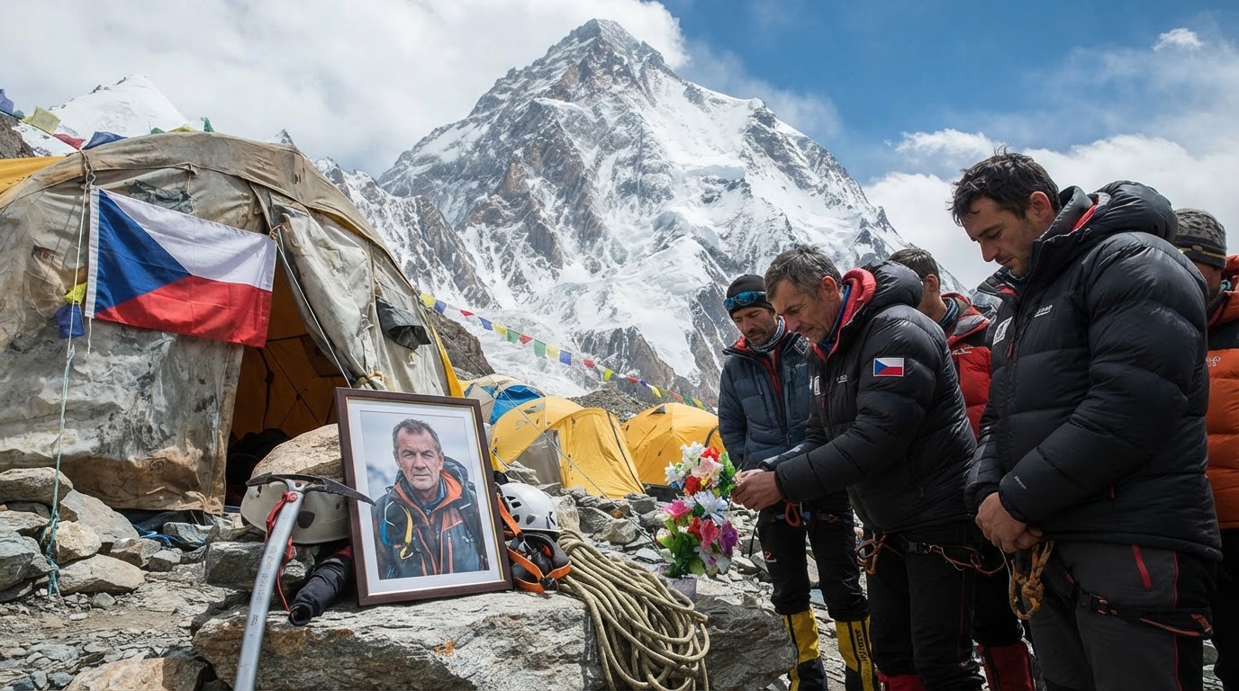 Při pokusu o prvovýstup v Pákistánu zemřel český horolezec Jaroslav Bánský