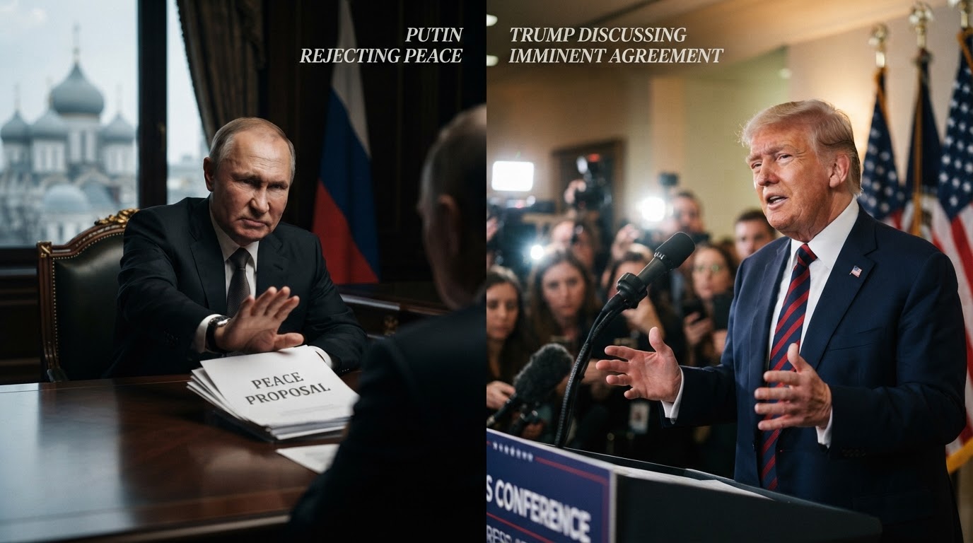 Putin odmítá mír, Trump hovoří o blízkém uzavření dohody