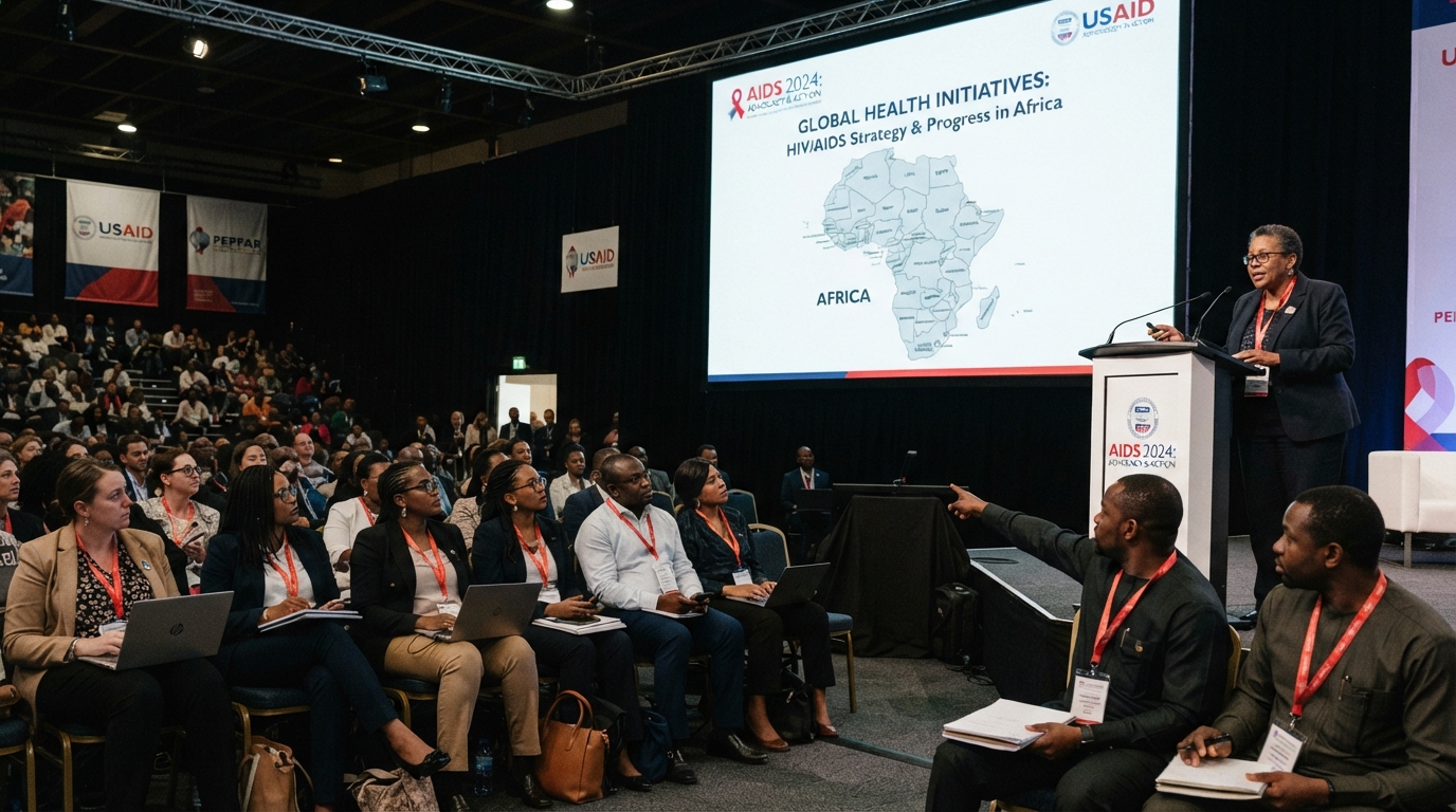 USA na konferenci o AIDS použily chybnou mapu Afriky