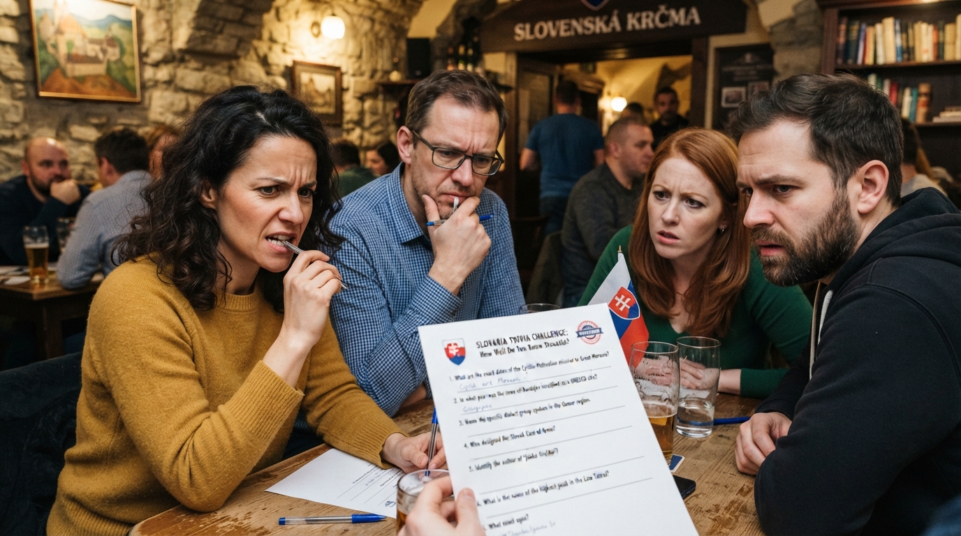 Většina Čechů selhává v kvízu o Slovensku, otázka číslo sedm je nejtěžší