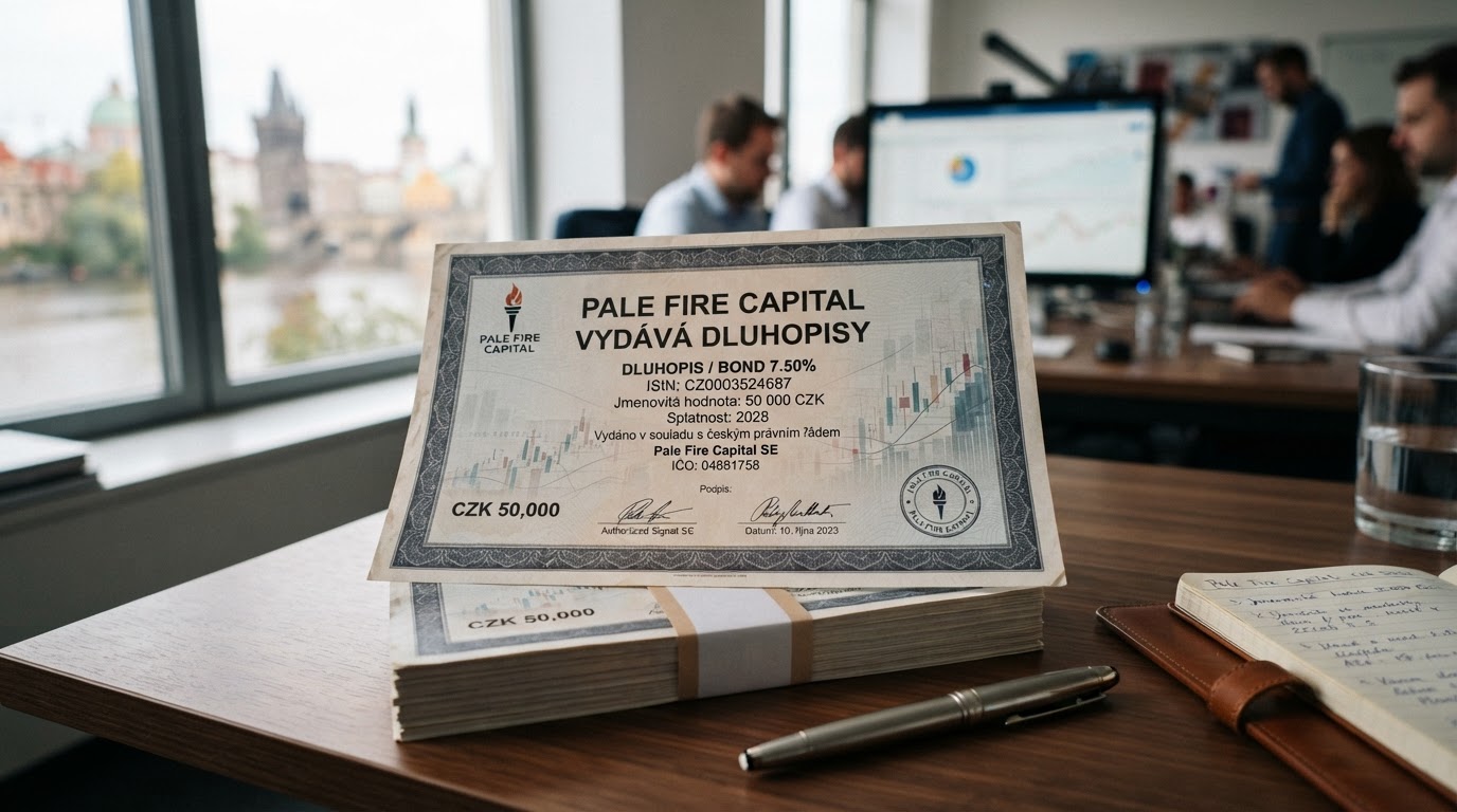 Pale Fire Capital vydává dluhopisy za 750 milionů korun