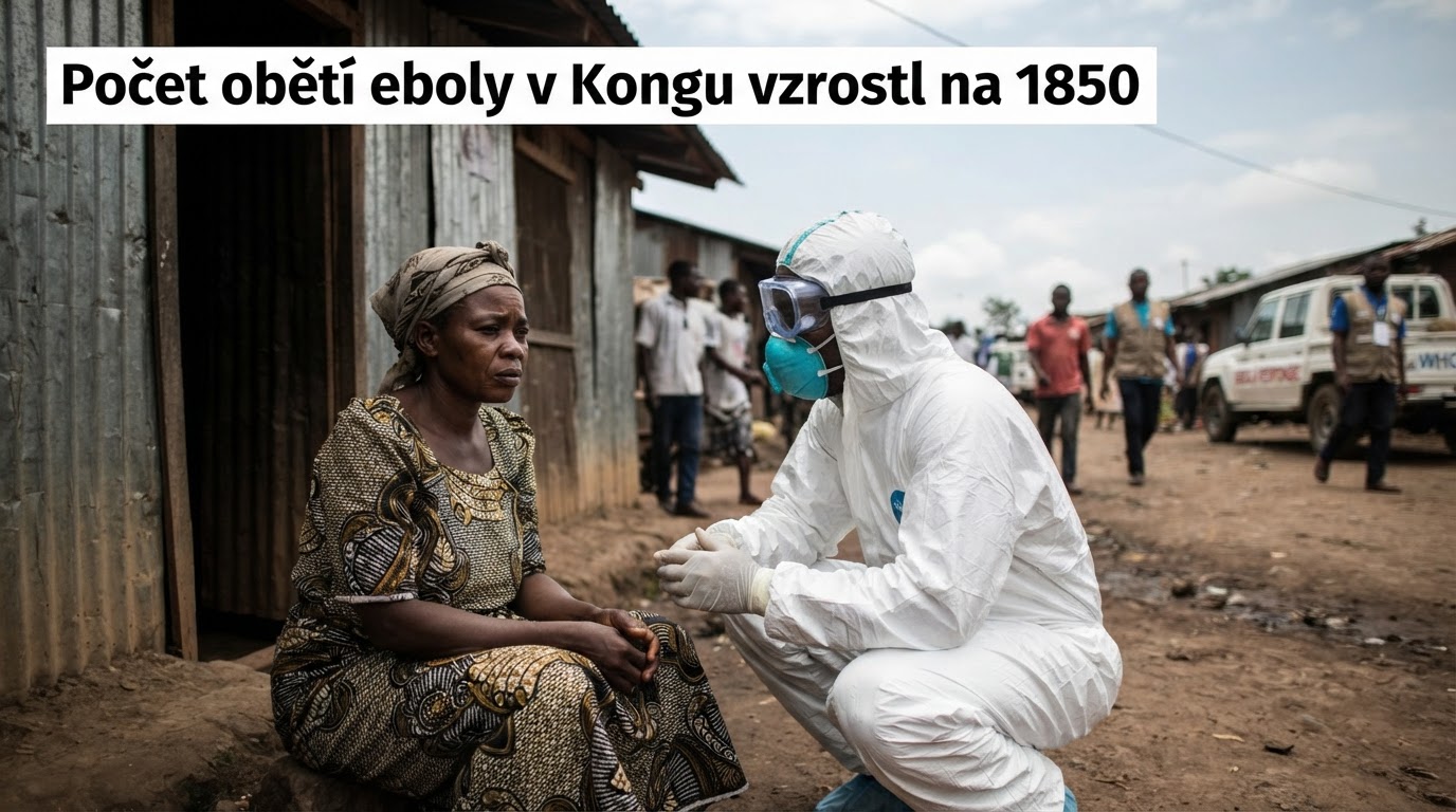 Počet obětí eboly v Kongu vzrostl na 1850, epidemie se rychle šíří