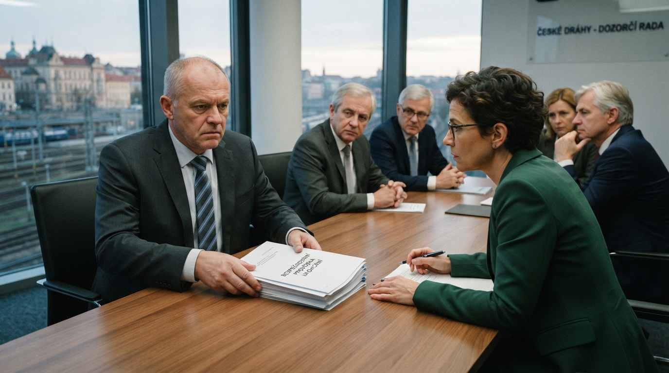 Ředitel Českých drah se vzdal bezpečnostní prověrky, ministr jedná s dozorčí radou