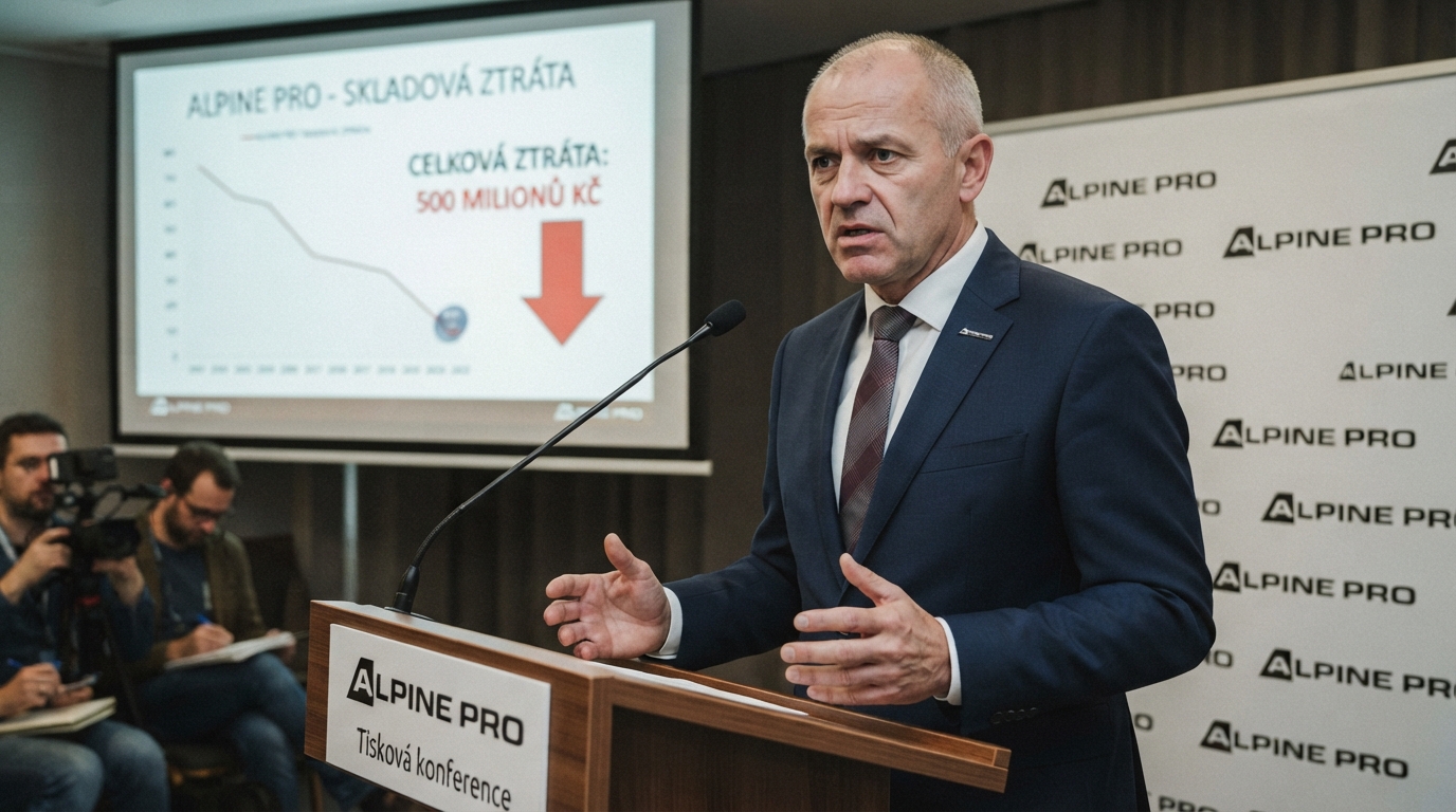 Šéf Alpine Pro popisuje ztrátu skladu za půl miliardy korun