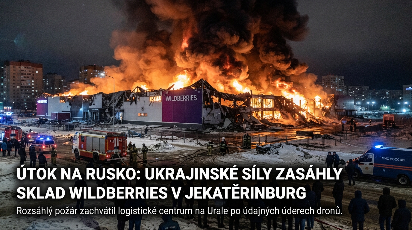 Ukrajinské síly zasáhly sklad Wildberries v Jekatěrinburgu