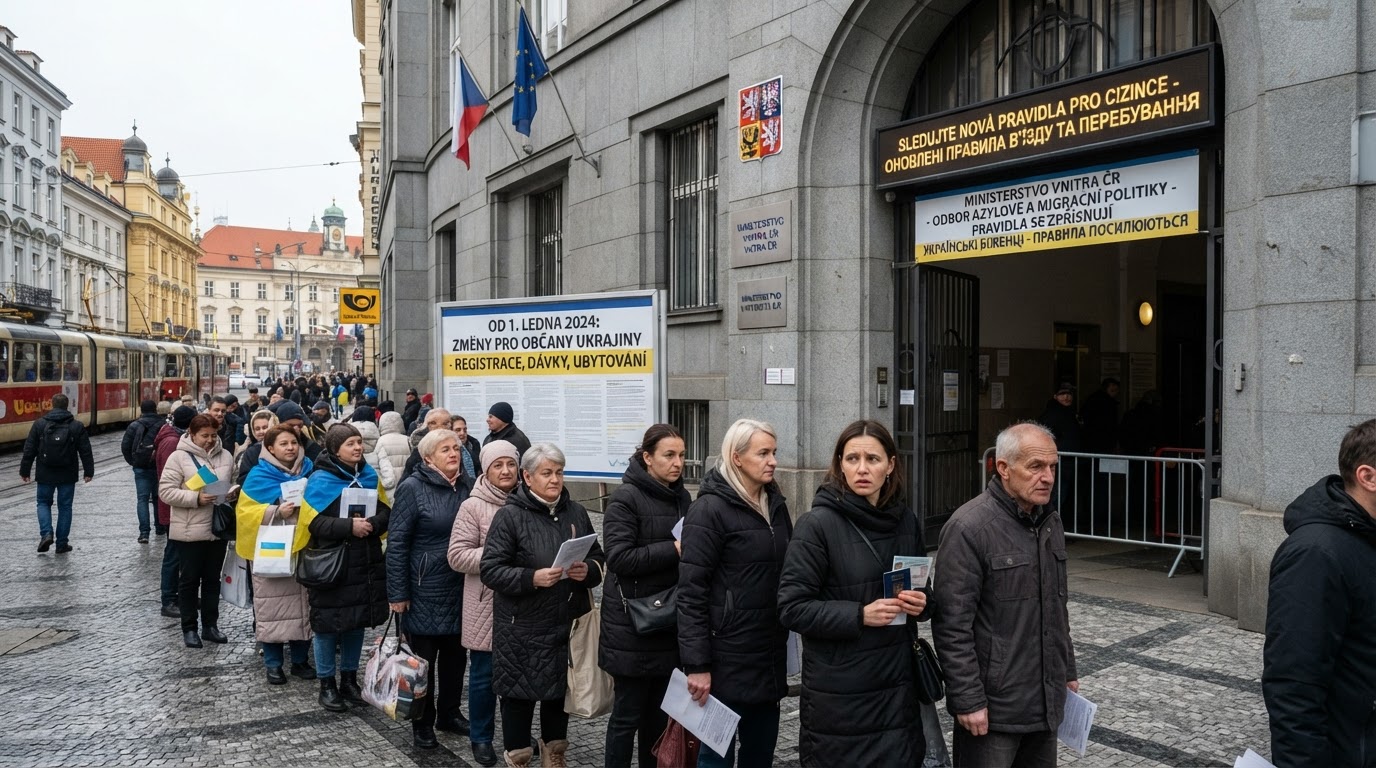 Vláda utahuje pravidla pro Ukrajince v Česku