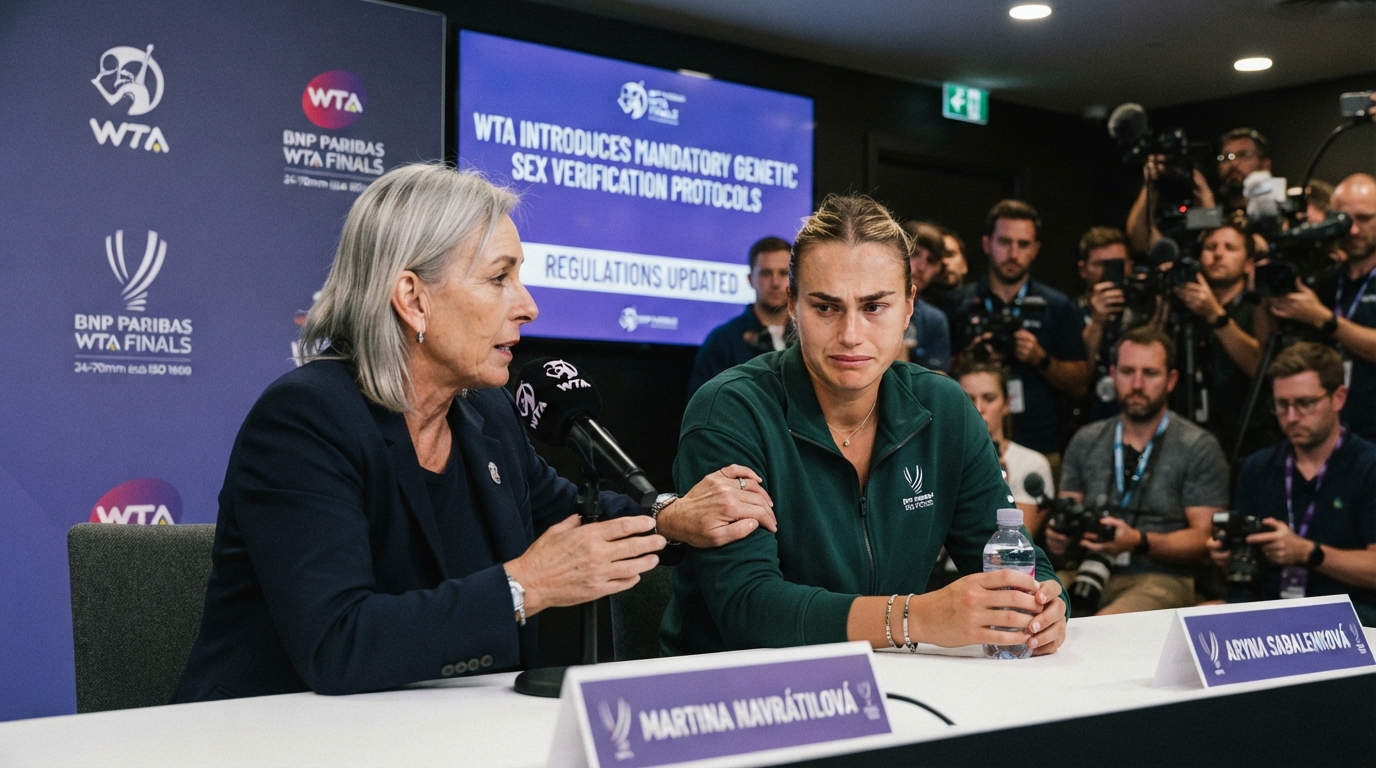 WTA zavádí genetické testy pohlaví, Navrátilová hájí Arynu Sabalenkovou